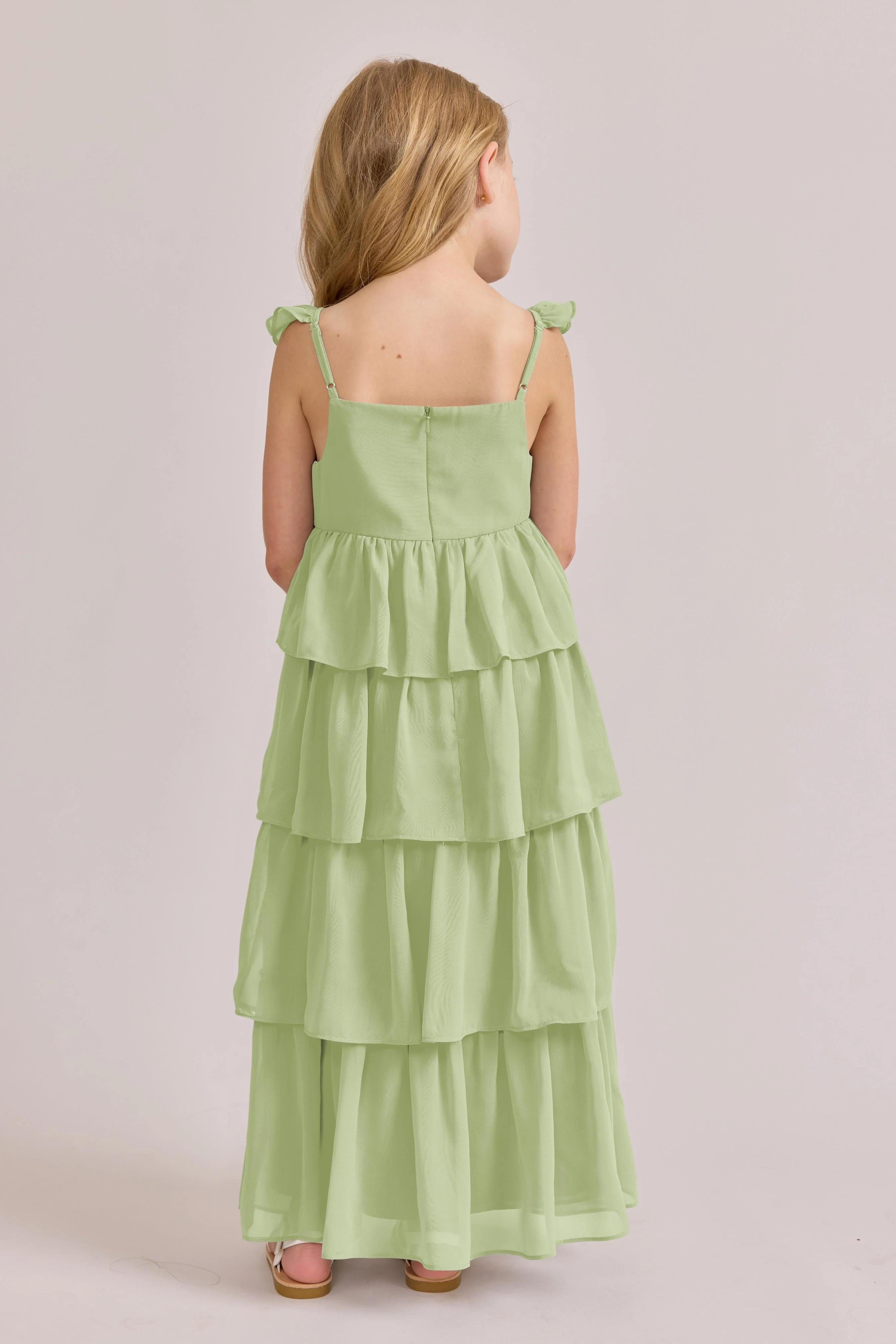 Kids Poppy Chiffon Dress | Made To Order - Image 120