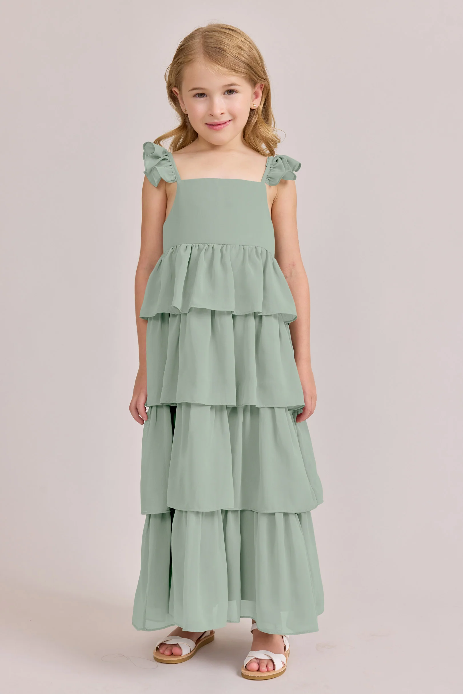 Kids Poppy Chiffon Dress | Made To Order - Image 14