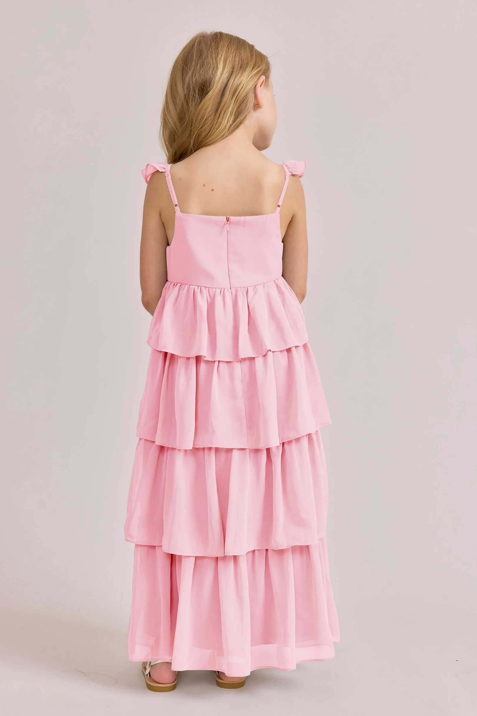 Kids Poppy Chiffon Dress | Made To Order - Image 23