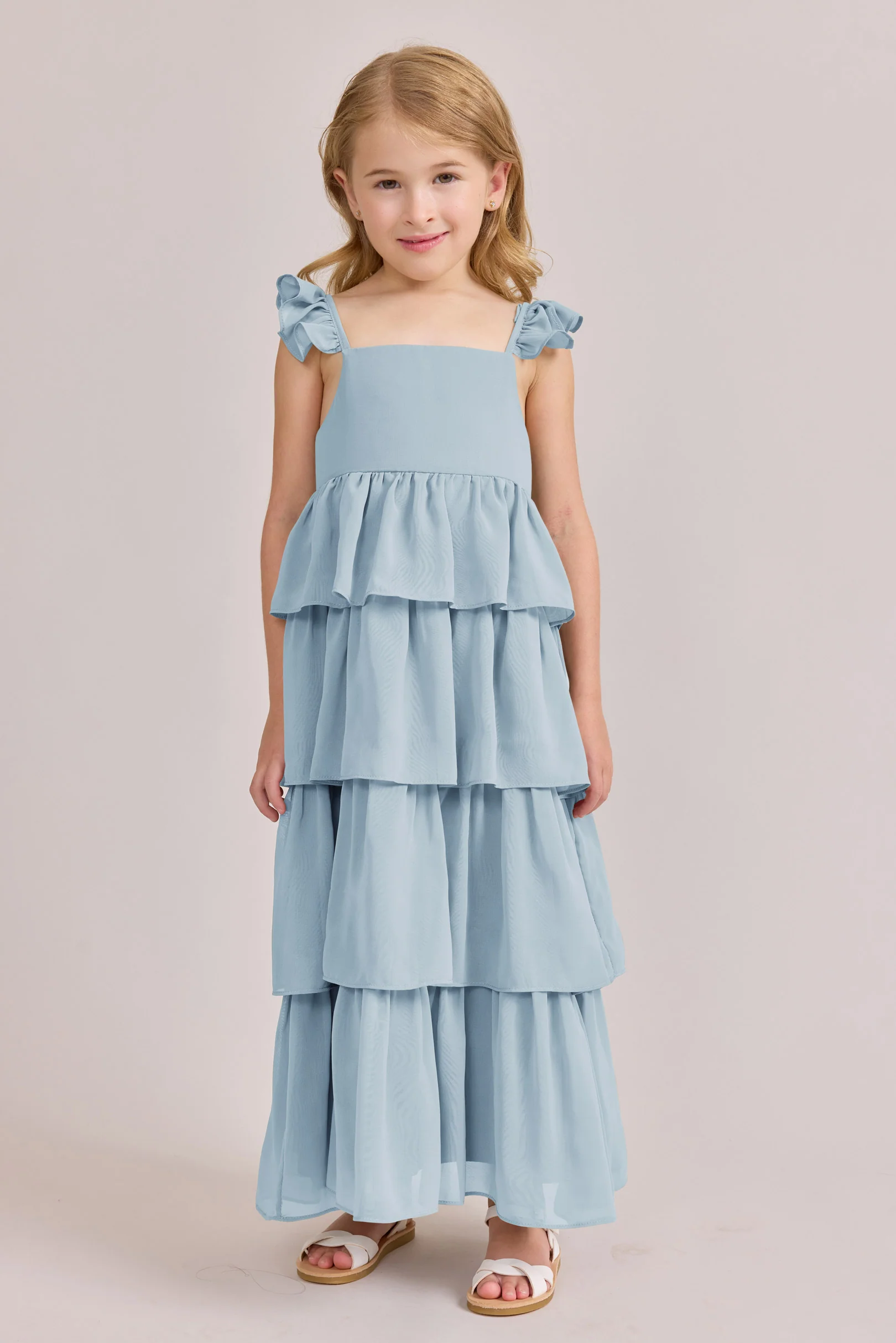 Kids Poppy Chiffon Dress | Made To Order - Image 42