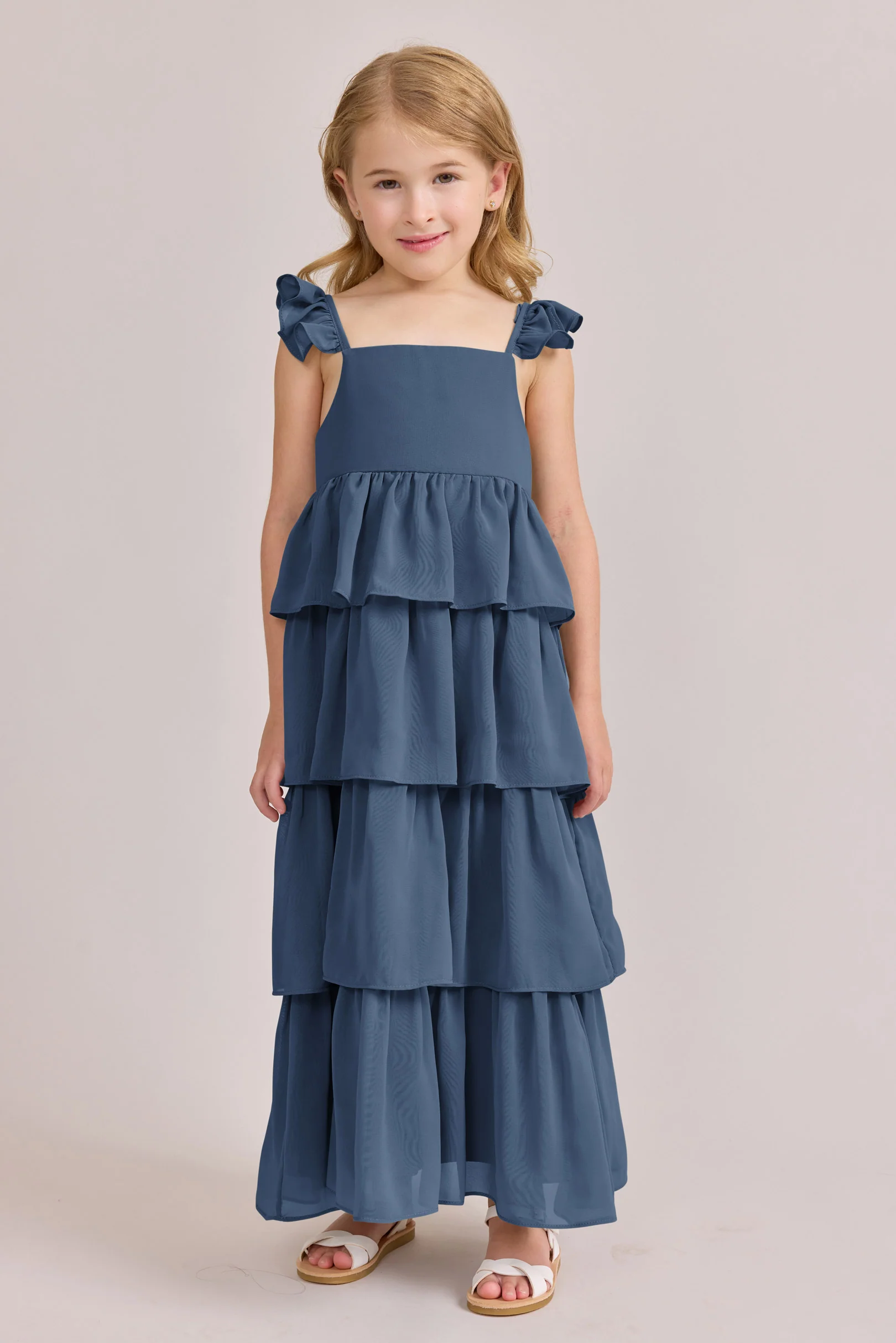 Kids Poppy Chiffon Dress | Made To Order - Image 56