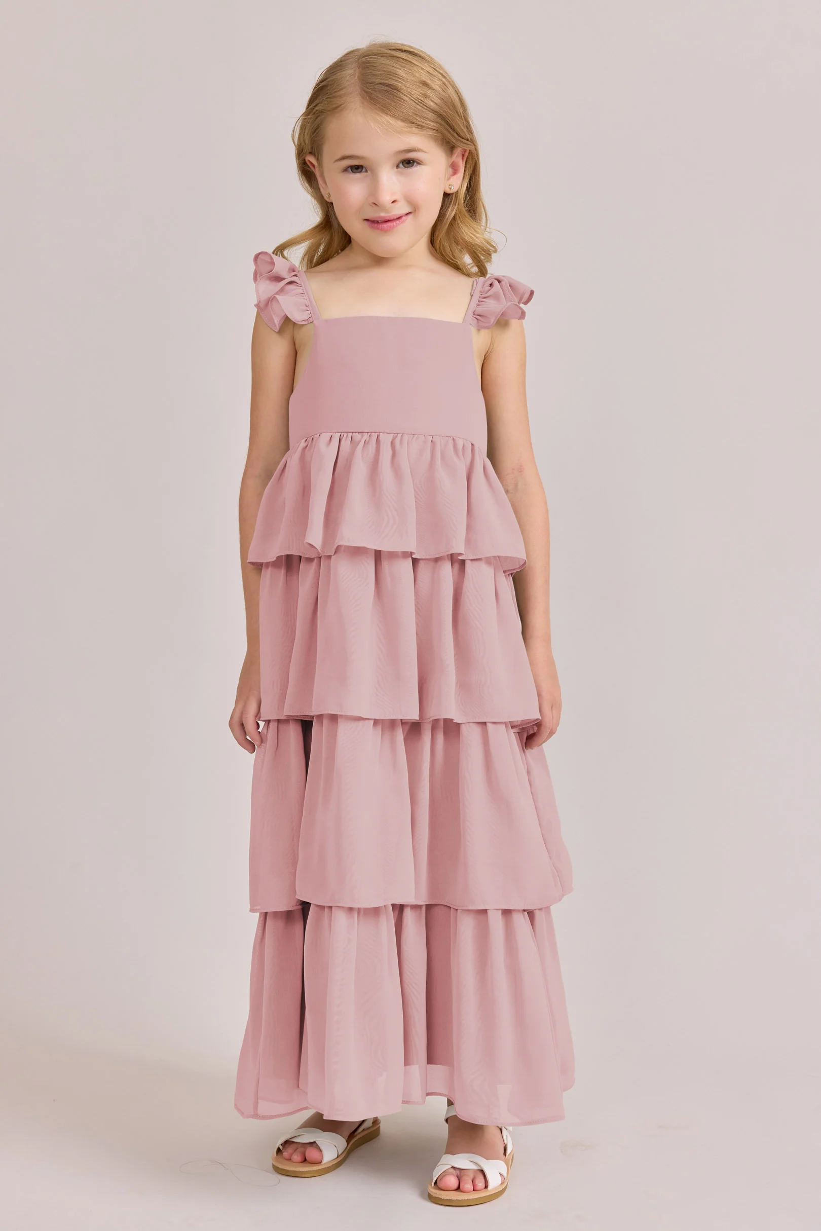 Kids Poppy Chiffon Dress | Made To Order - Image 70