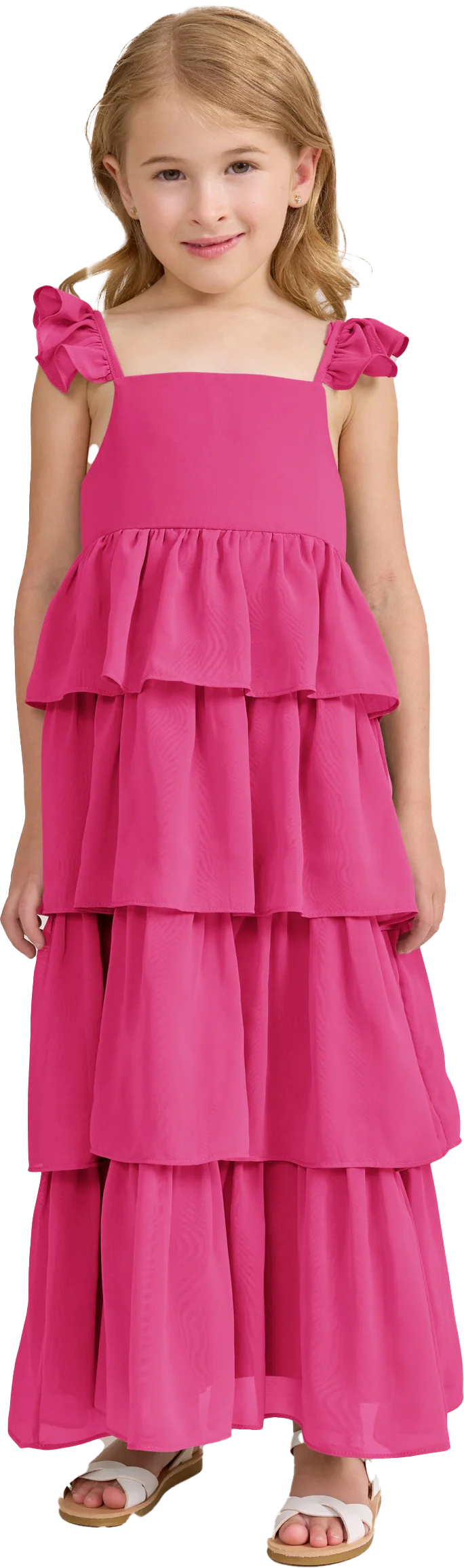 Kids Poppy Chiffon Dress | Made To Order - Image 99