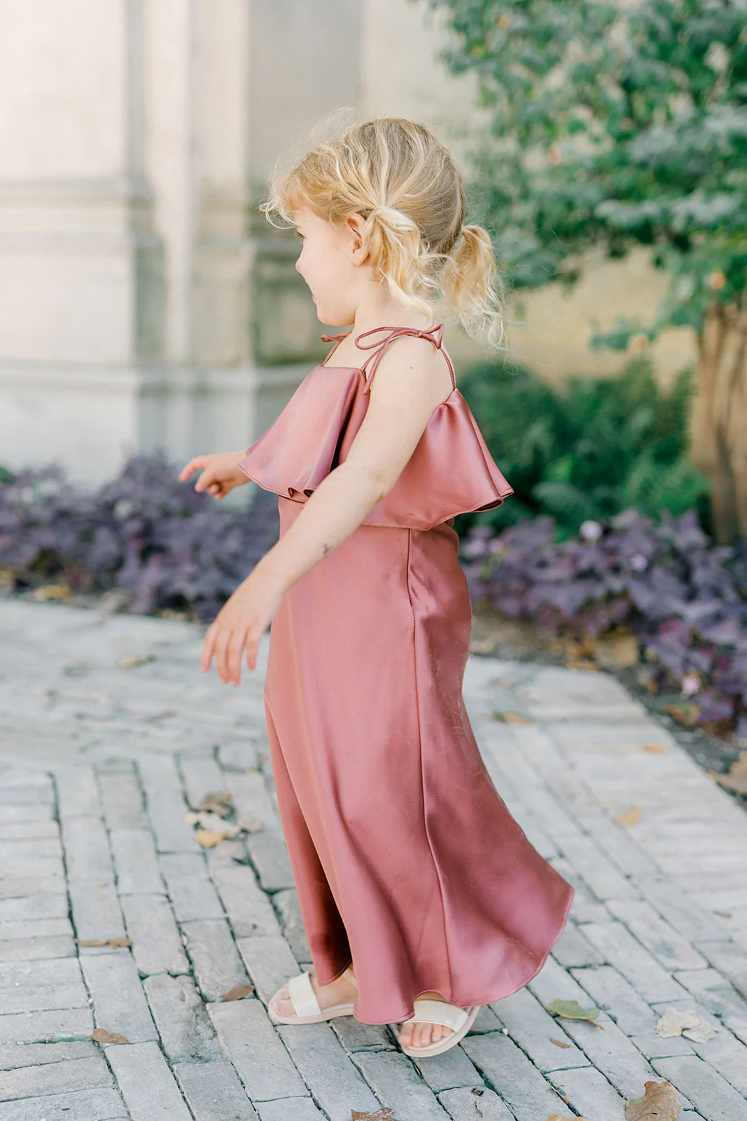 Kids Riley Convertible Satin Dress | Made To Order - Image 3