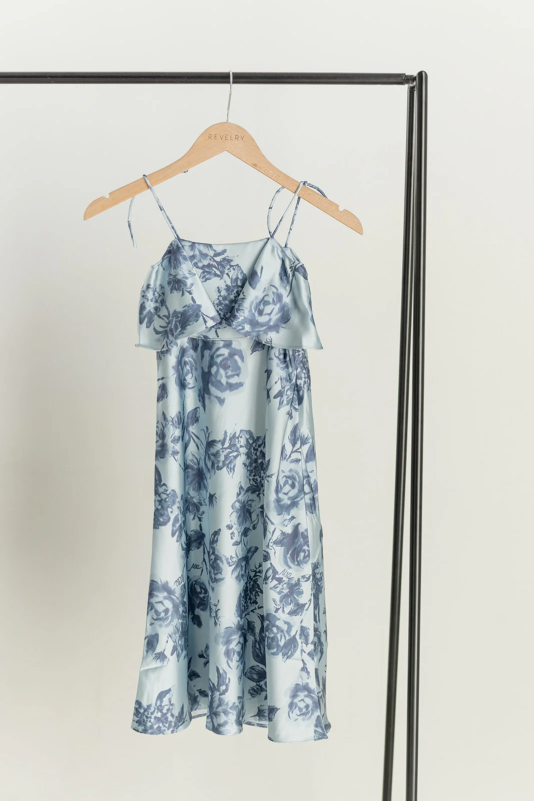 Kids Riley Convertible Satin Floral Print Dress | Made To Order - Image 13