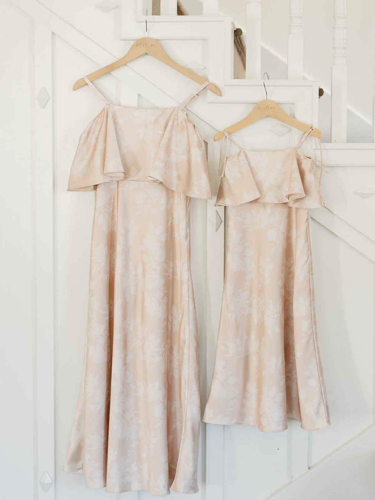 Kids Riley Convertible Satin Floral Print Dress | Made To Order - Image 17