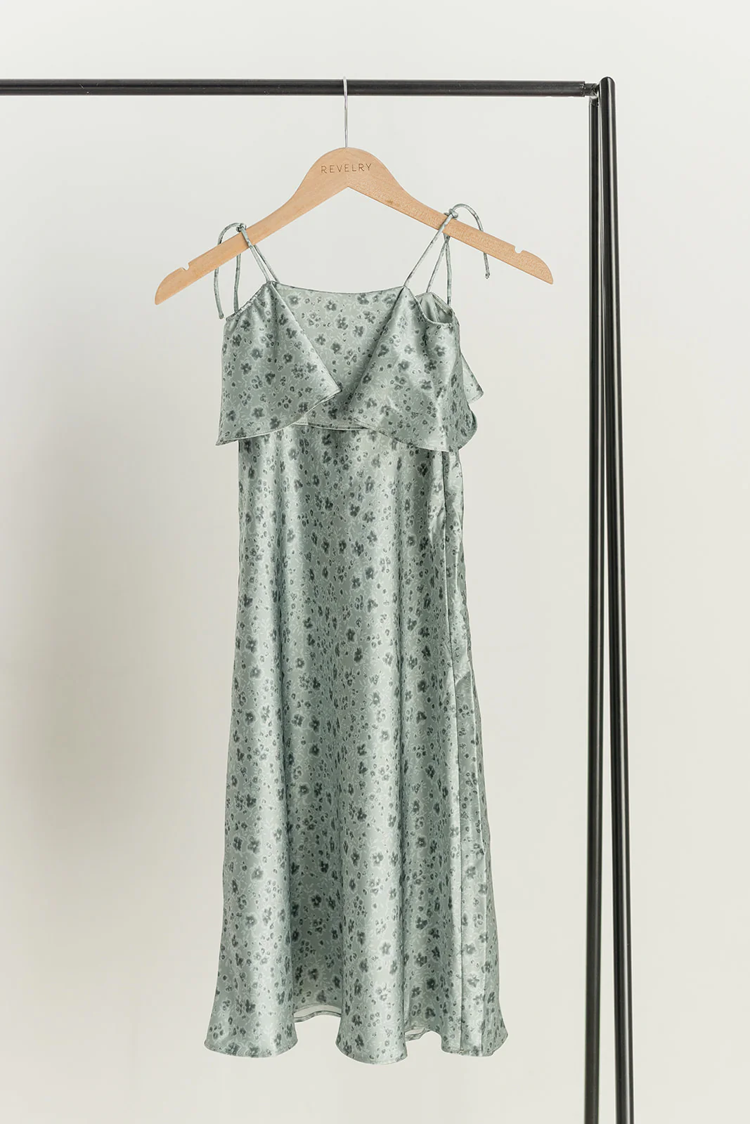 Kids Riley Convertible Satin Floral Print Dress | Made To Order - Image 19