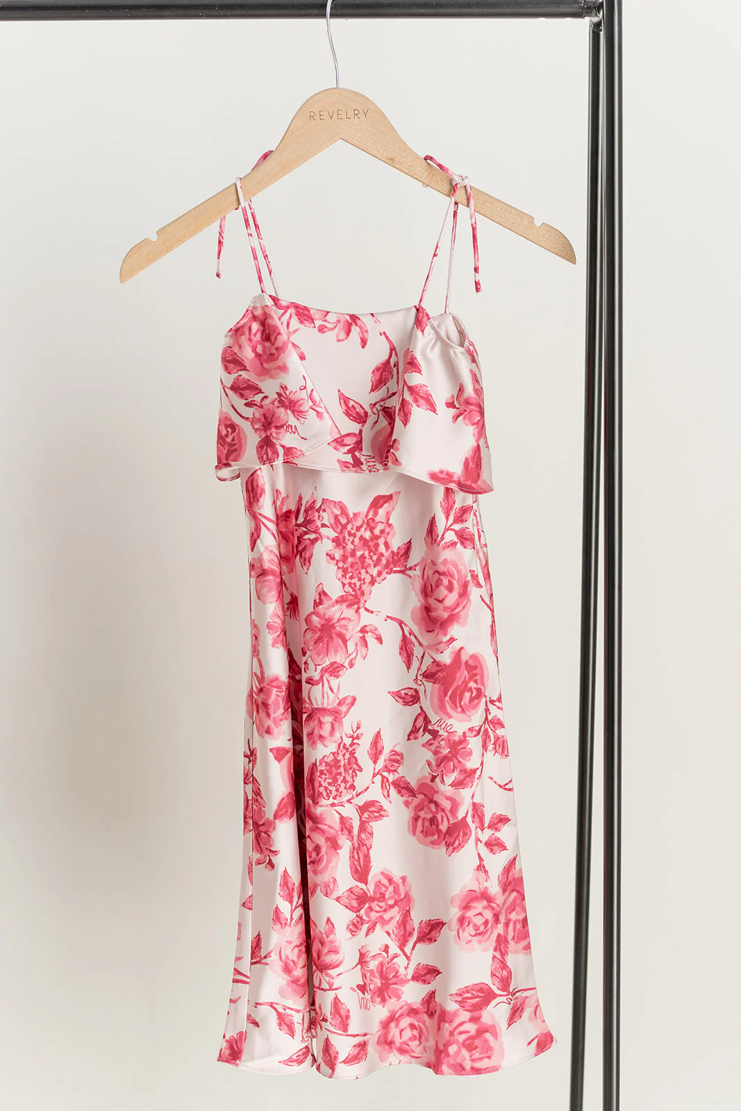 Kids Riley Convertible Satin Floral Print Dress | Made To Order - Image 20