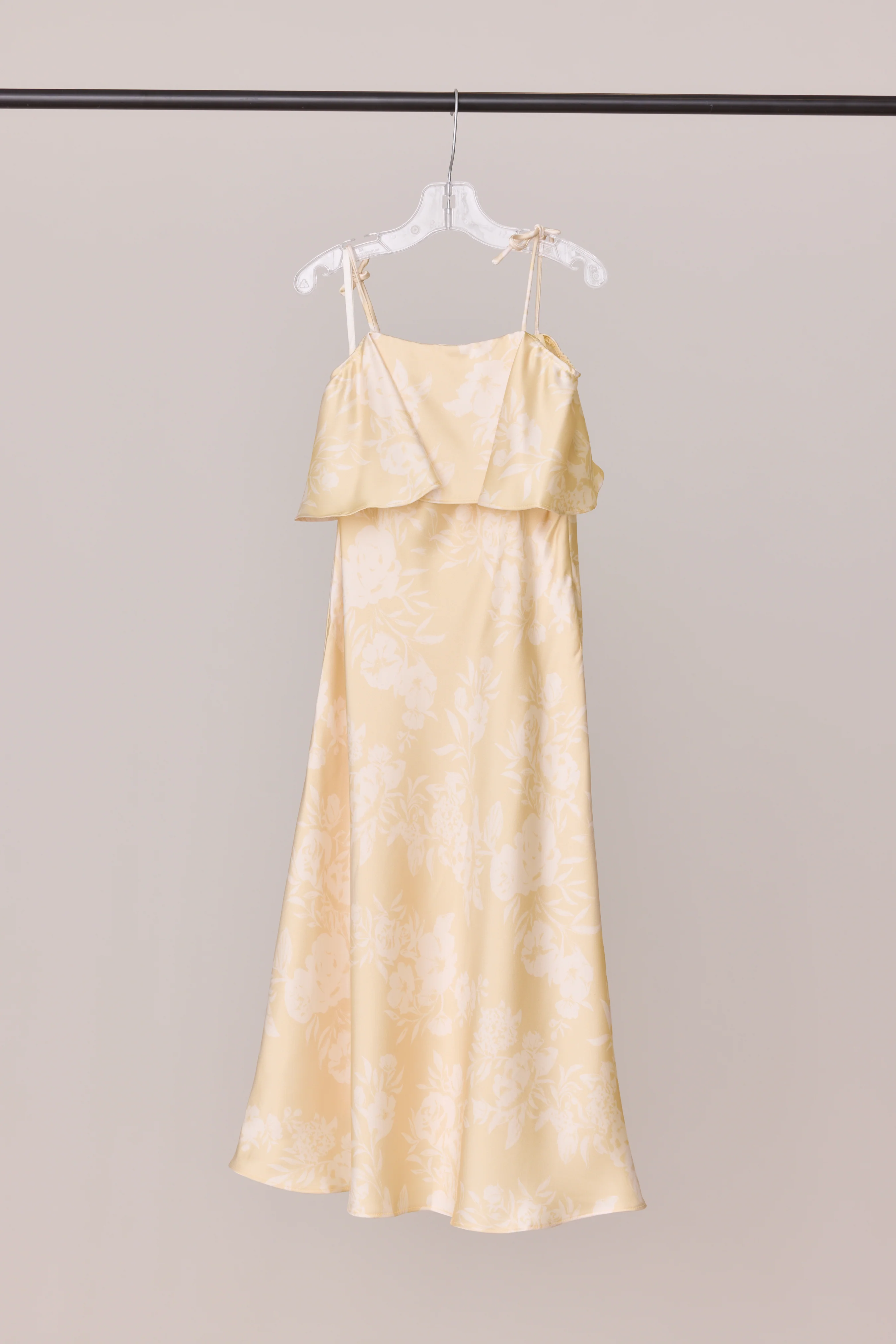 Kids Riley Convertible Satin Floral Print Dress | Made To Order - Image 25