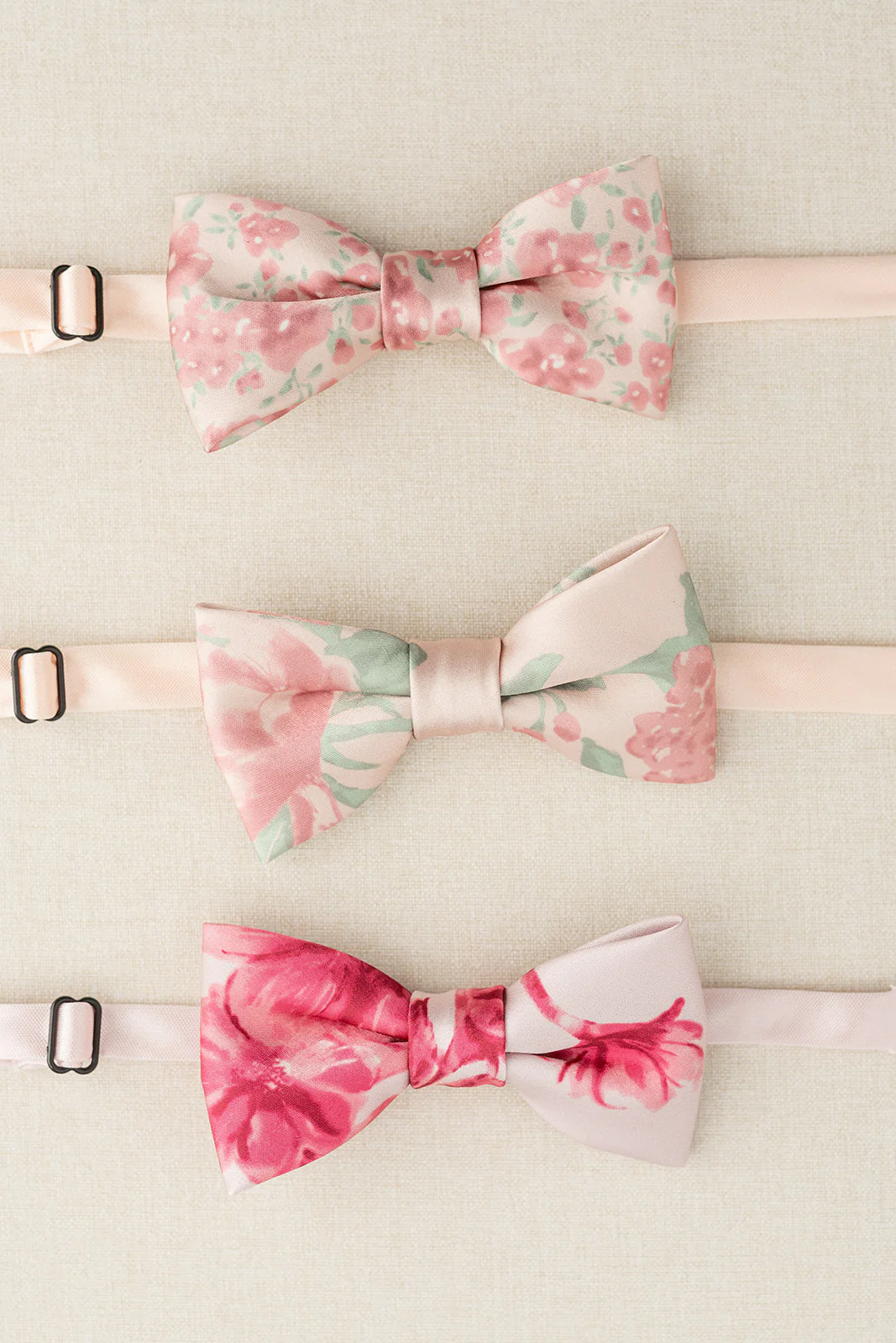 Kids Satin Floral Print Bowtie | Made To Order - Image 3