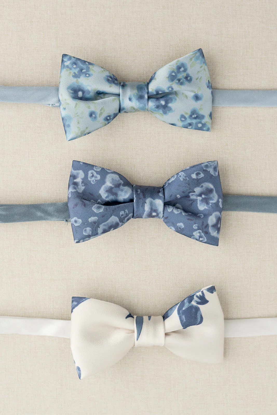 Kids Satin Floral Print Bowtie | Made To Order - Image 5
