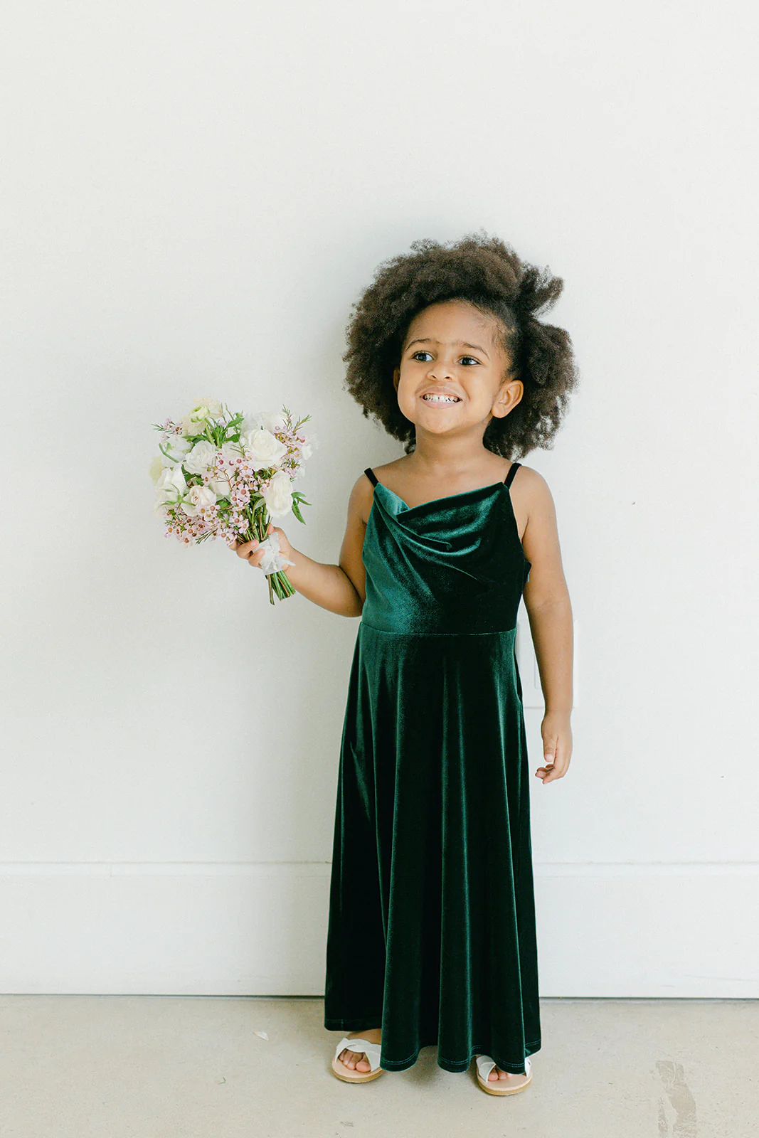 Kids Skye Velvet Dress | Made To Order - Image 5