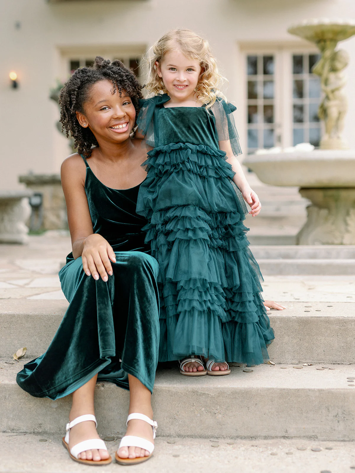 Kids Tallulah Velvet + Tulle Dress | Made To Order - Image 5