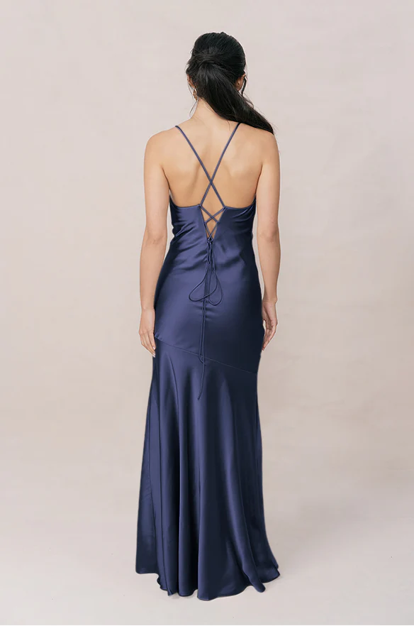 Kimora Satin Dress | Made To Order - Image 101