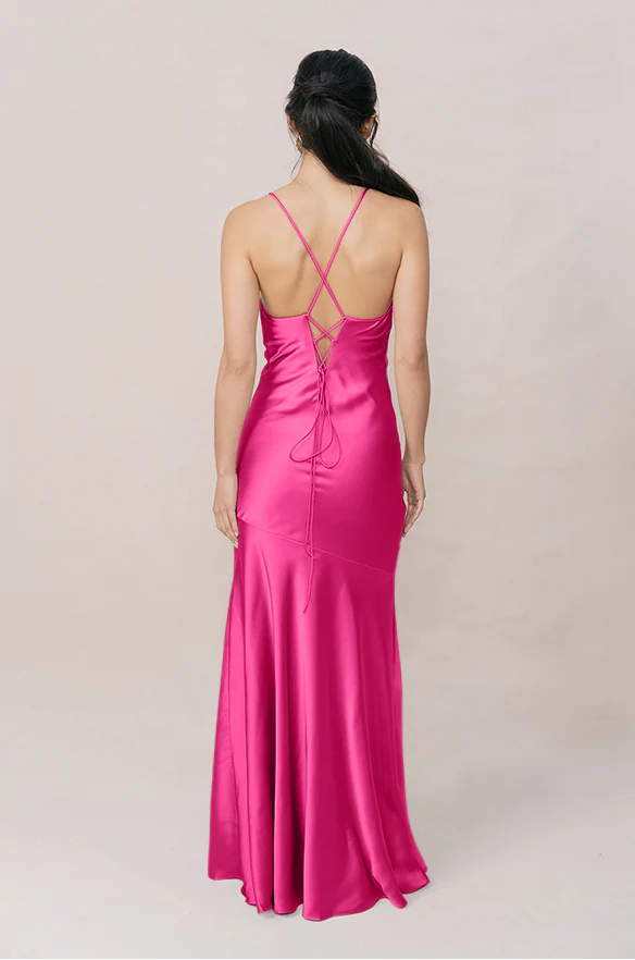 Kimora Satin Dress | Made To Order - Image 111