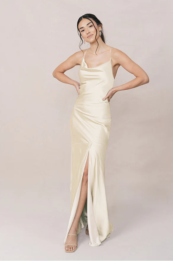 Kimora Satin Dress | Made To Order - Image 118