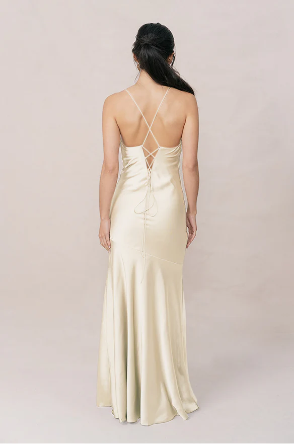 Kimora Satin Dress | Made To Order - Image 119