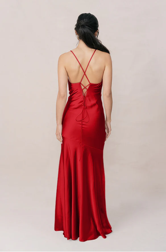 Kimora Satin Dress | Made To Order - Image 125