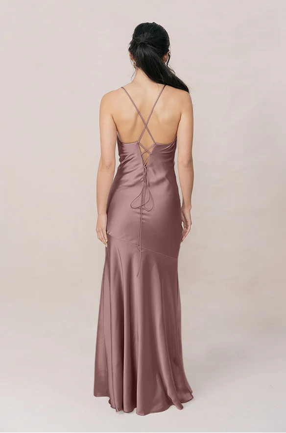 Kimora Satin Dress | Made To Order - Image 129
