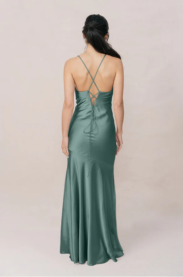 Kimora Satin Dress | Made To Order - Image 131