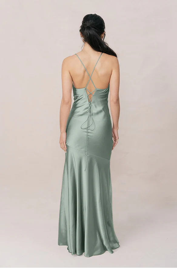 Kimora Satin Dress | Made To Order - Image 137
