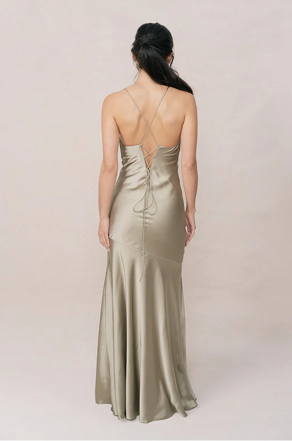 Kimora Satin Dress | Made To Order - Image 139