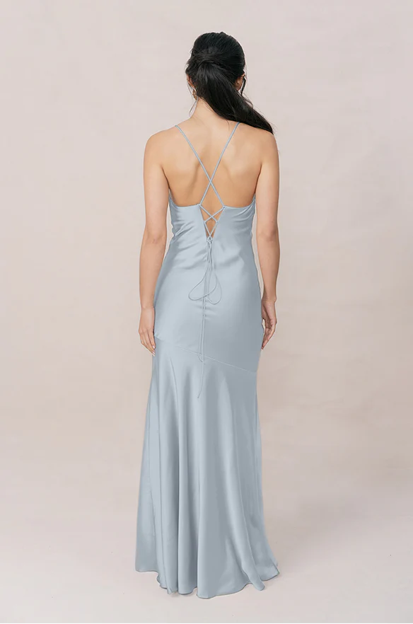 Kimora Satin Dress | Made To Order - Image 141