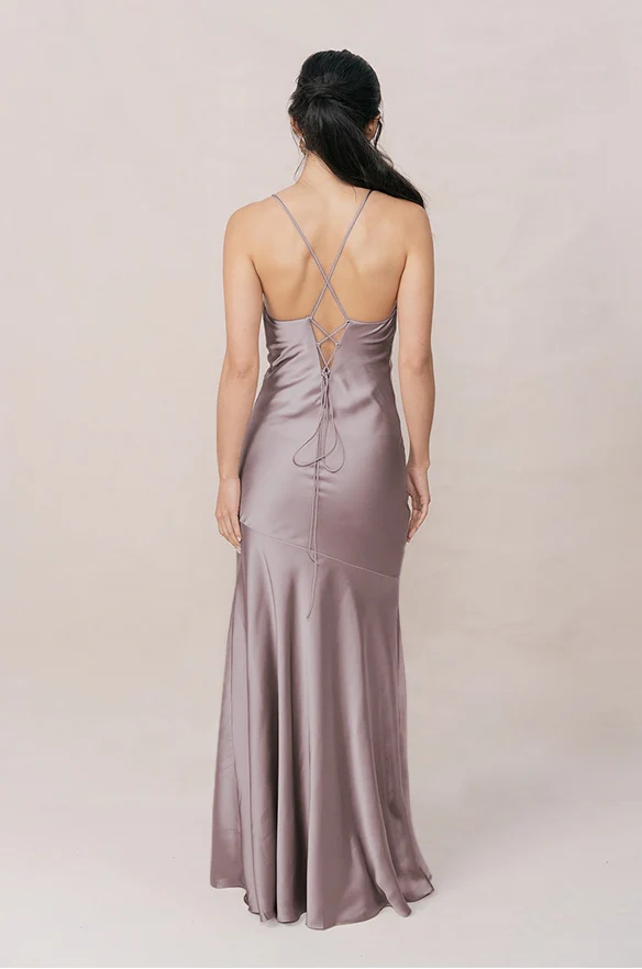 Kimora Satin Dress | Made To Order - Image 147