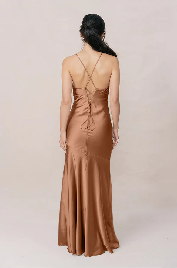 Kimora Satin Dress | Made To Order - Image 151
