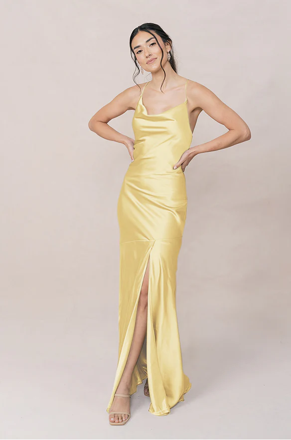 Kimora Satin Dress | Made To Order - Image 152