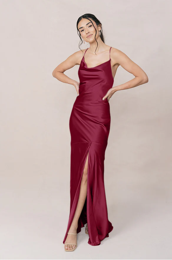 Kimora Satin Dress | Made To Order - Image 60