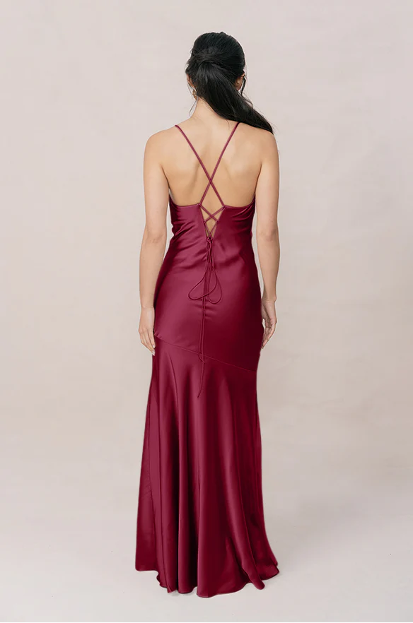 Kimora Satin Dress | Made To Order - Image 61