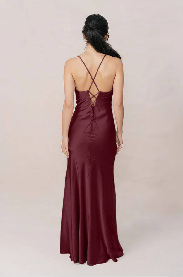 Kimora Satin Dress | Made To Order - Image 69
