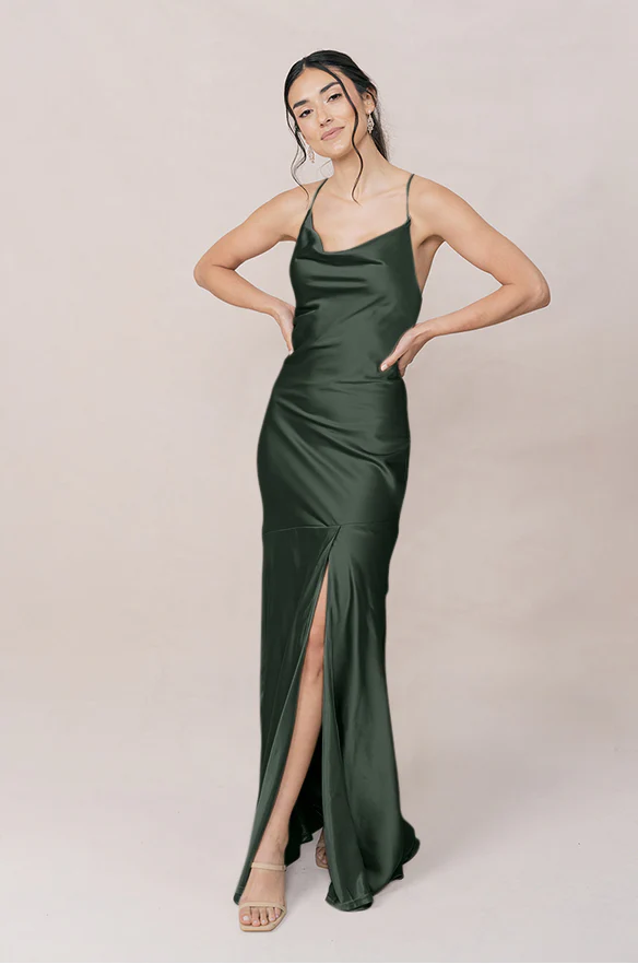 Kimora Satin Dress | Made To Order - Image 76