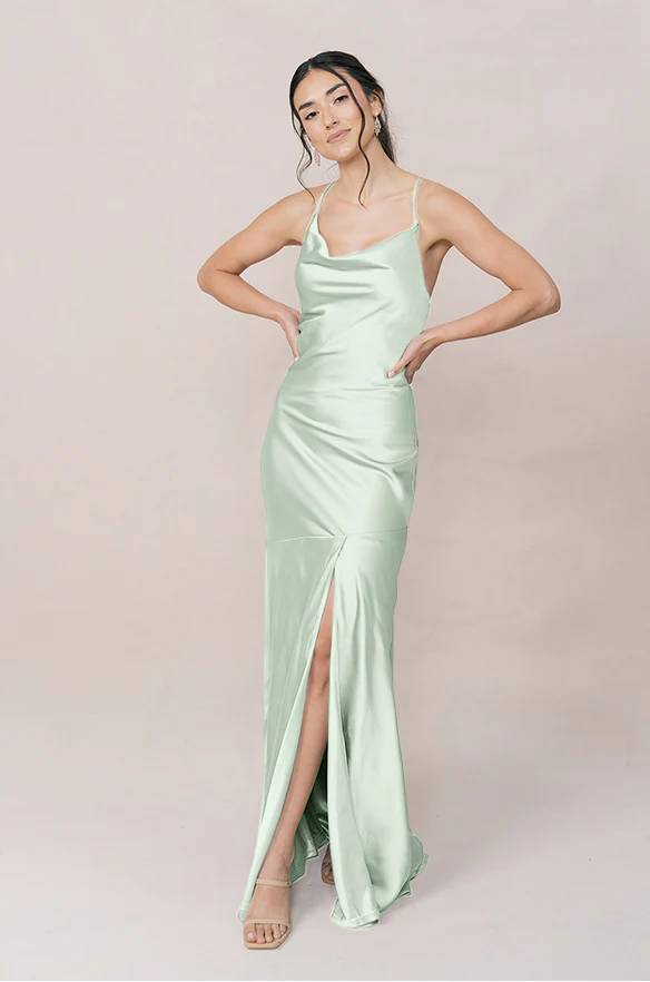 Kimora Satin Dress | Made To Order - Image 8