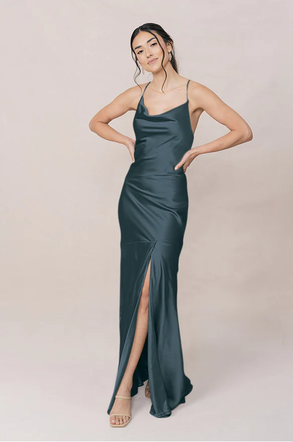 Kimora Satin Dress | Made To Order - Image 86