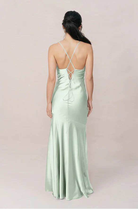 Kimora Satin Dress | Made To Order - Image 9