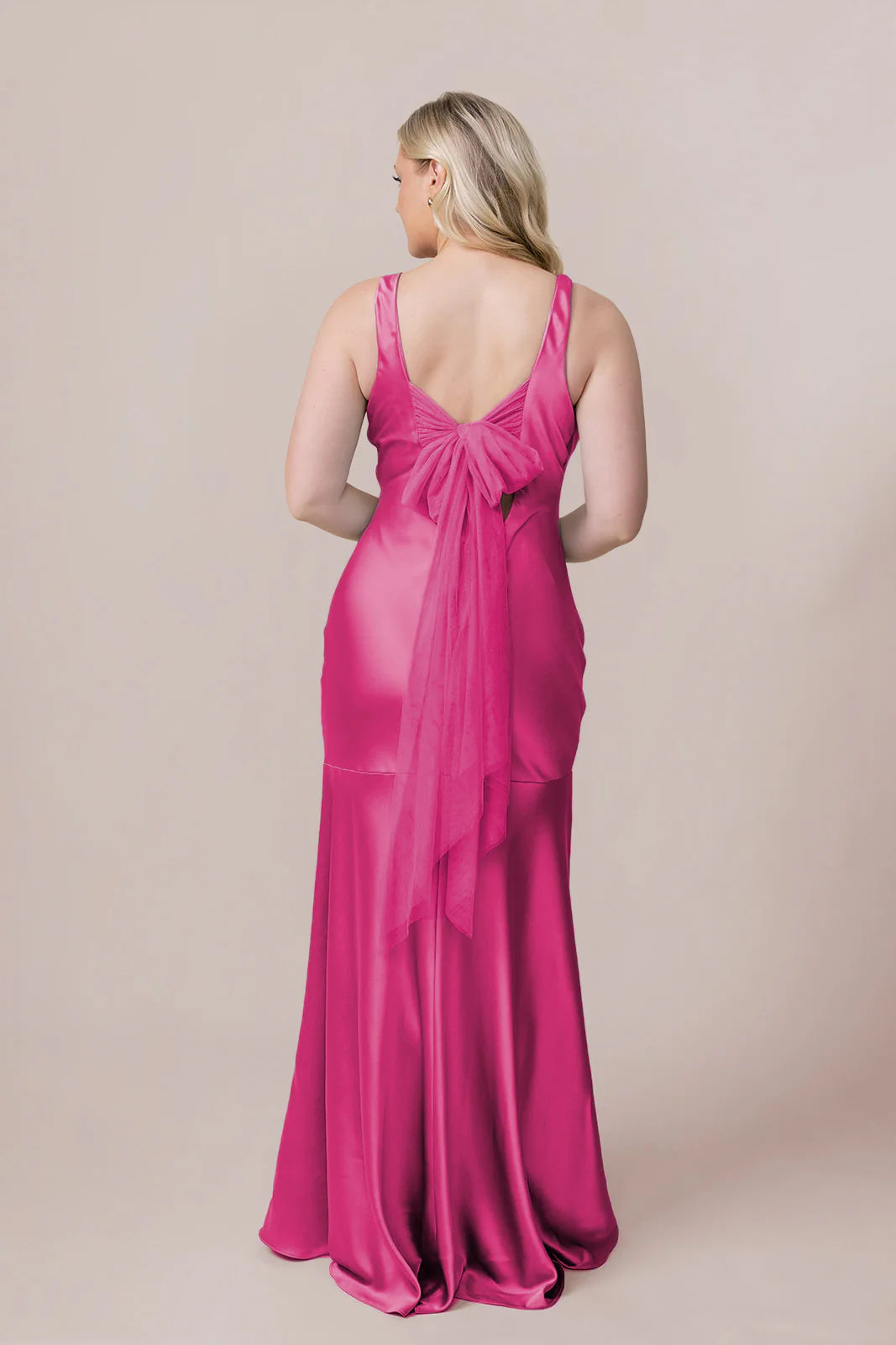 Lana Satin + Tulle Dress | Made To Order - Image 34