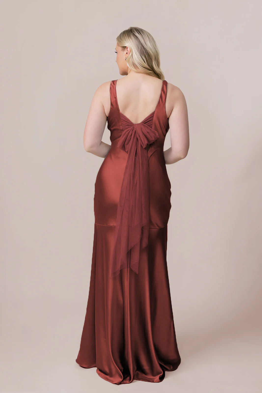 Lana Satin + Tulle Dress | Made To Order - Image 40