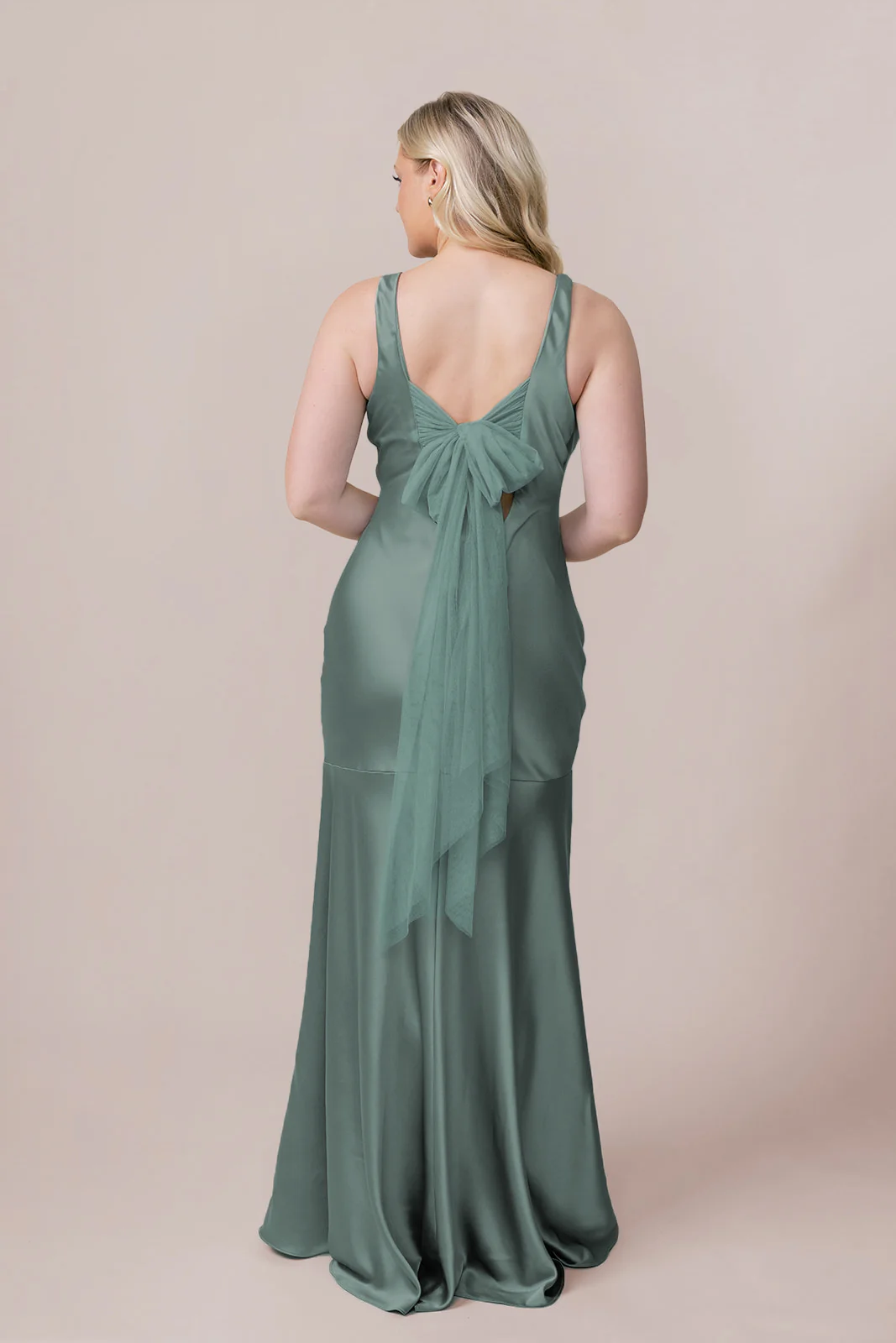 Lana Satin + Tulle Dress | Made To Order - Image 45