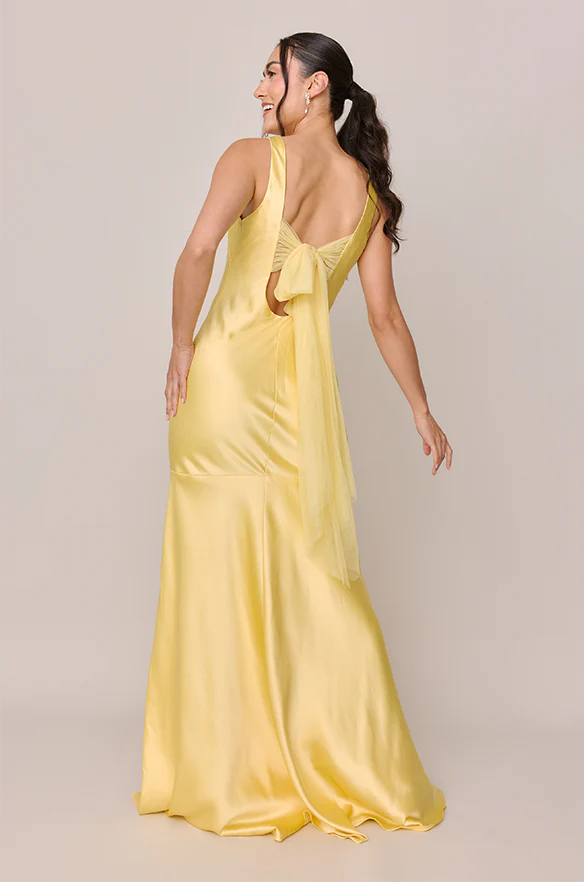 Lana Satin + Tulle Dress | Made To Order - Image 48