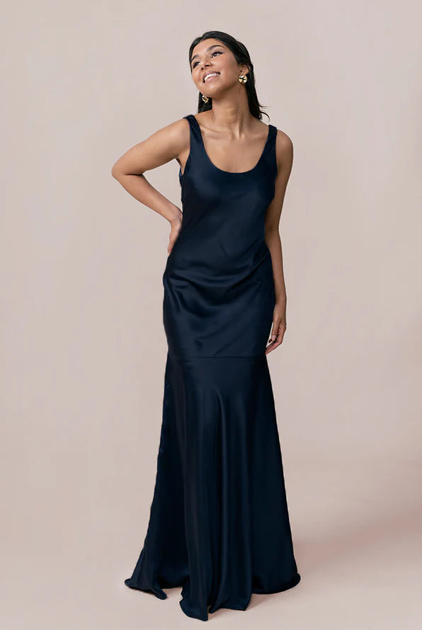 Lana Satin + Tulle Dress | Made To Order - Image 49