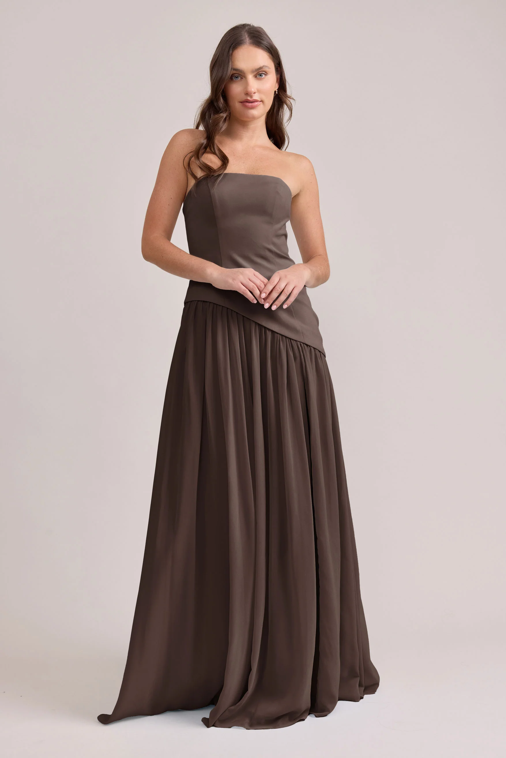 Lennox Crepe + Chiffon Dress | Made To Order - Image 51