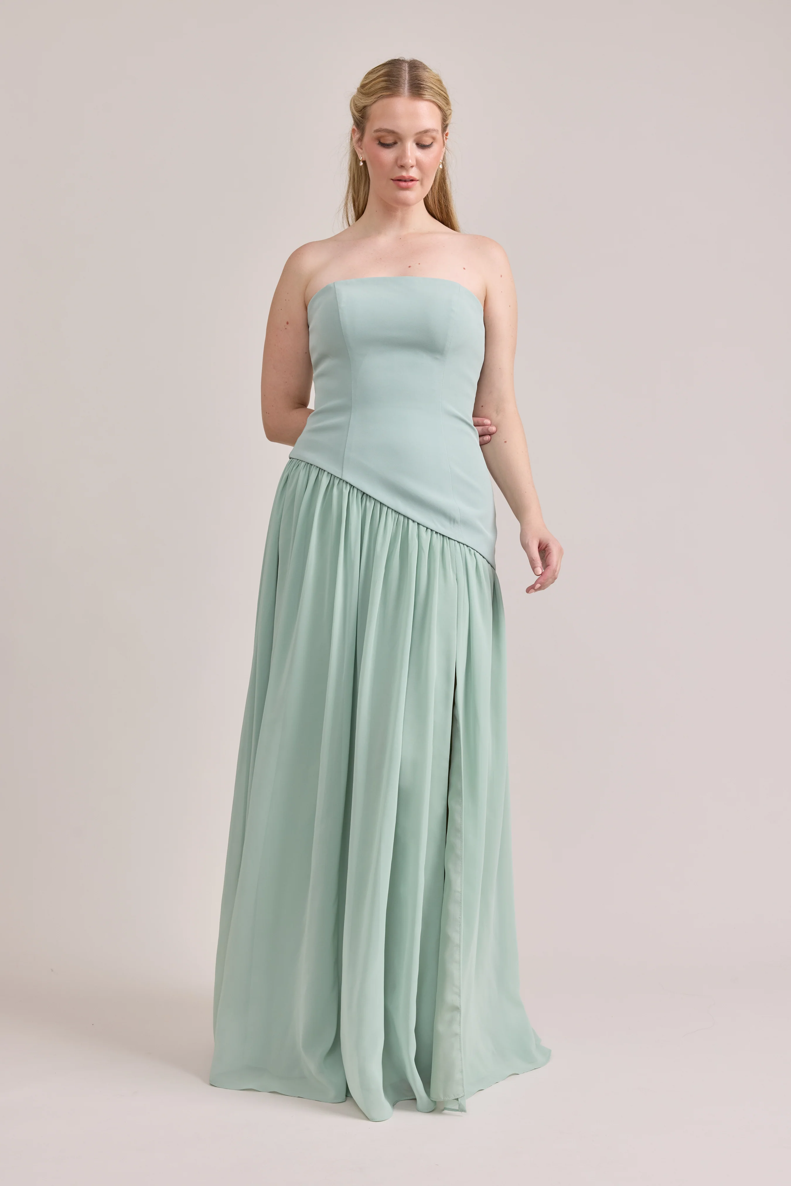Lennox Crepe + Chiffon Dress | Made To Order - Image 55