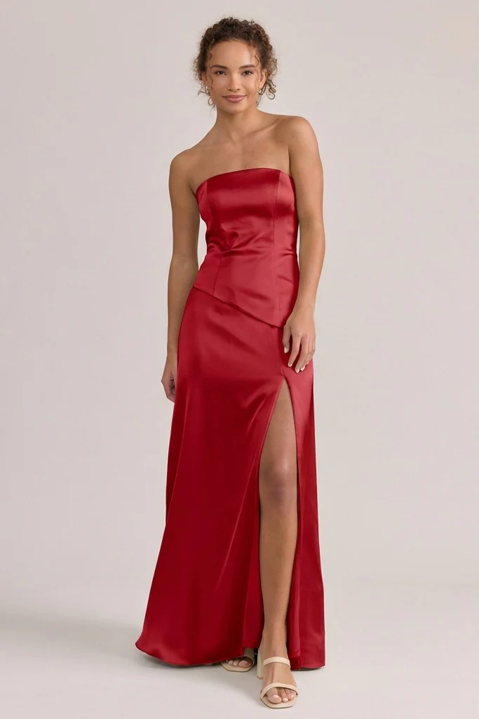 Lennox Satin Dress | Made To Order - Image 133