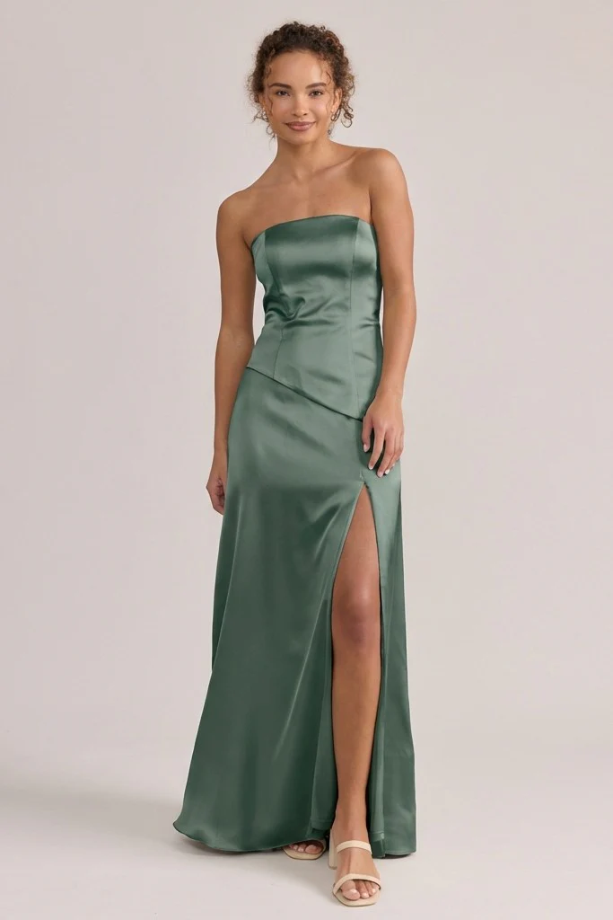 Lennox Satin Dress | Made To Order - Image 141