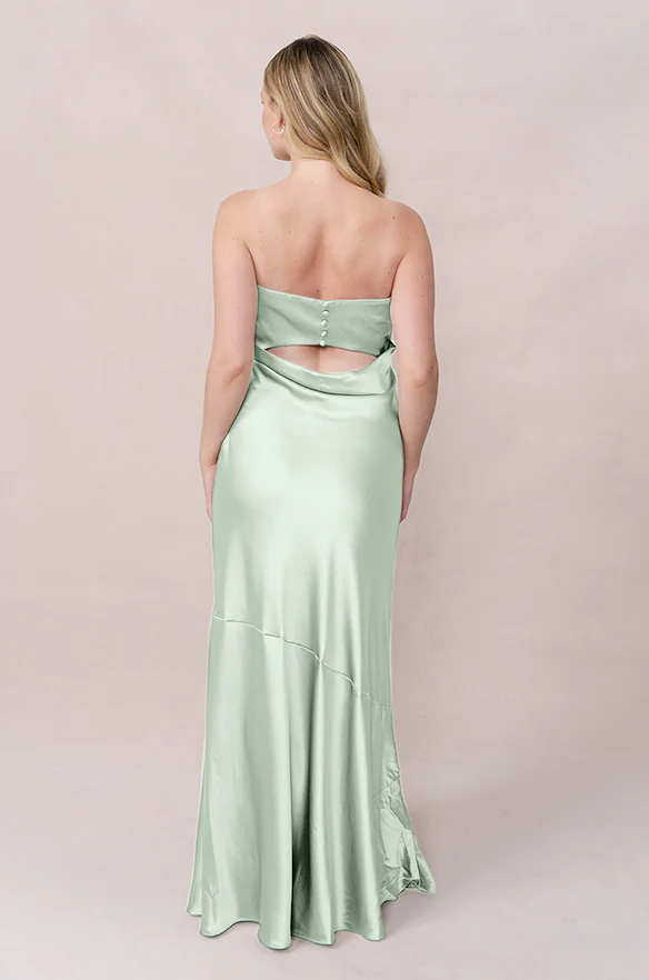 Leo Satin Dress | Made To Order - Image 11