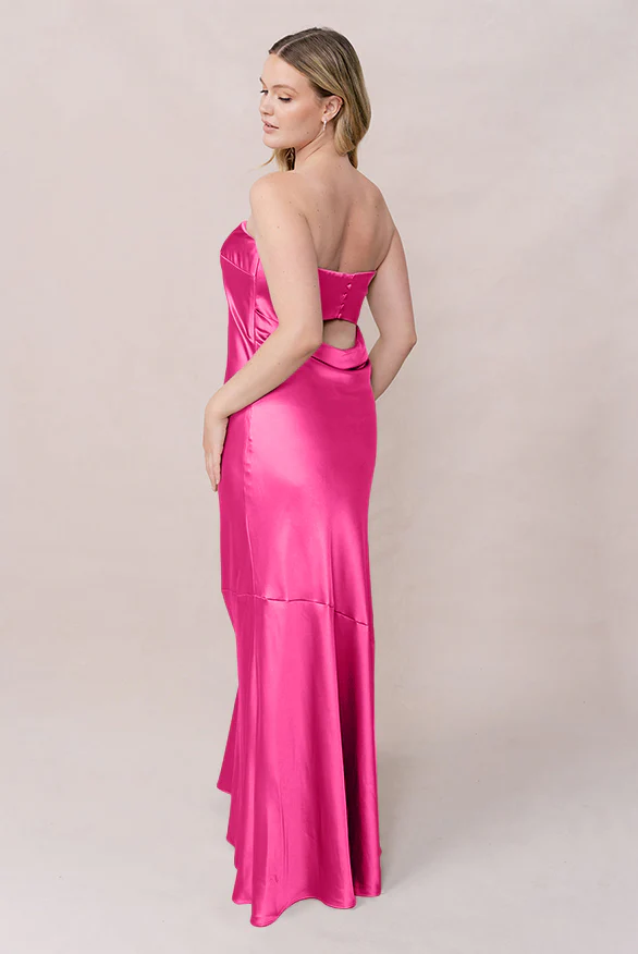 Leo Satin Dress | Made To Order - Image 110