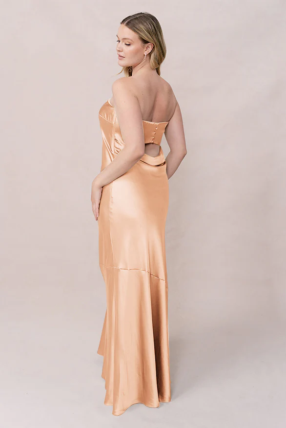 Leo Satin Dress | Made To Order - Image 120
