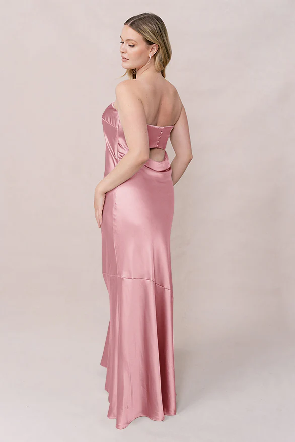Leo Satin Dress | Made To Order - Image 136